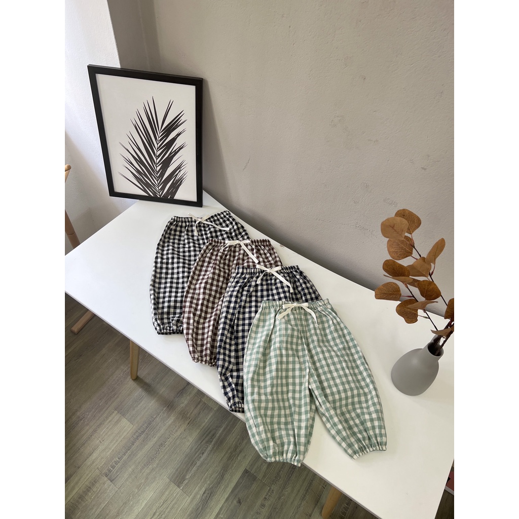 Quần bom alibaba chống muỗi trẻ em unisex - cho bé trai và bé gái - vải thô - từ 1 đến 6 tuổi - SUNA003