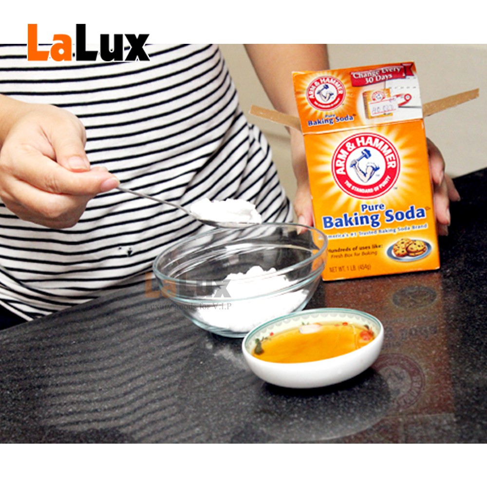 Bột Baking Soda PURE Đa Công Dụng 454Gram - Baking Sodd Chất Lượng Tốt - Hàng Chính Hãng Xuất Xứ Từ Mỹ, Bột Dễ Tan,...