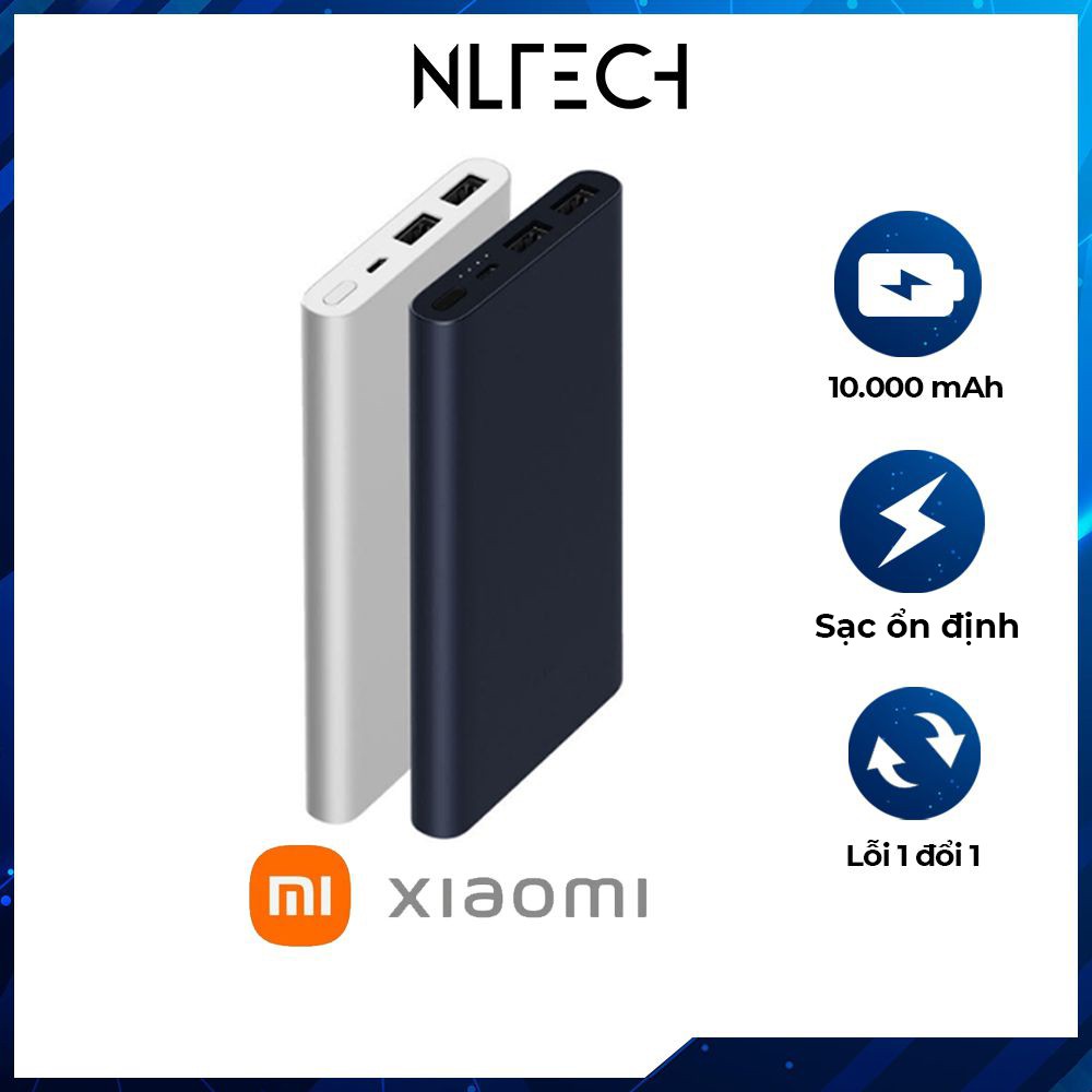 [Mã SKAMSALE03 giảm 10% đơn 200k] [ HÀNG CAO CẤP ] Sạc dự phòng Xiaomi Gen 2s 10000mAh - Lỗi đổi mới trong 30 ngày