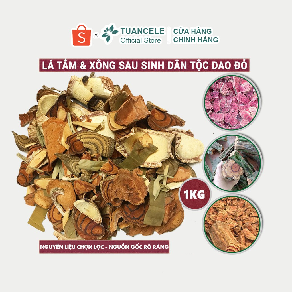 Lá Tắm Xông Sau Sinh Dân Tộc Dao Đỏ Nguyên Liệu Chuẩn Tăng Cường Sức Đề Kháng Phục Hồi Sức Khỏe Gói 10 Túi Lọc