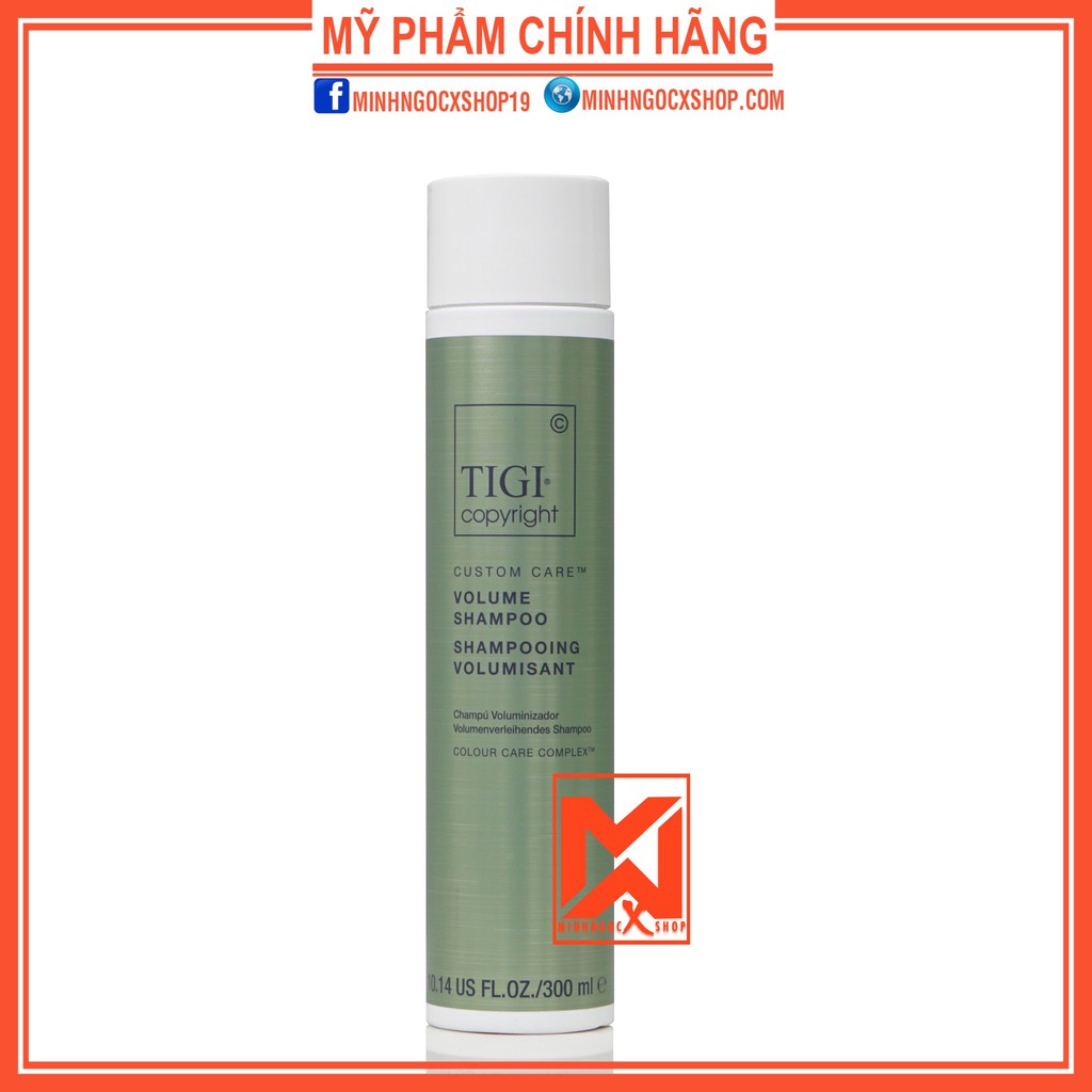 Dầu gội tăng phồng TIGI COPYRIGHT VOLUME 300ml chính hãng