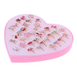 Set 5 Nhẫn Hoạt Hình Dễ Thương Cho Bé