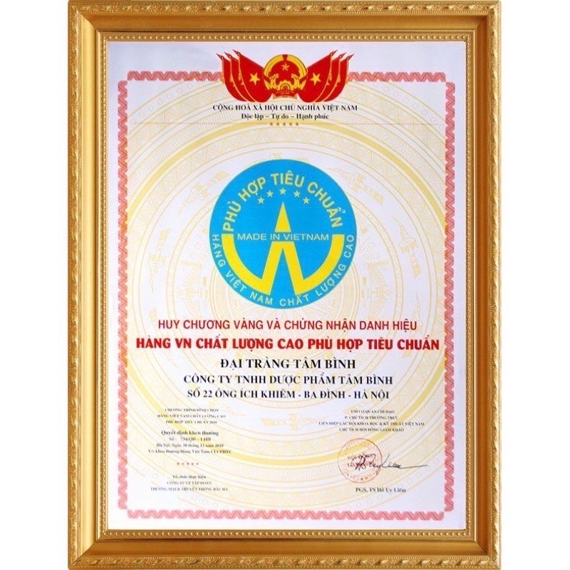 Đại tràng Tâm Bình hỗ trợ viêm đại tràng cấp tính,viêm đại tràng mãn tính,rối loạn tiêu hóa đầy bụng khó tiêu