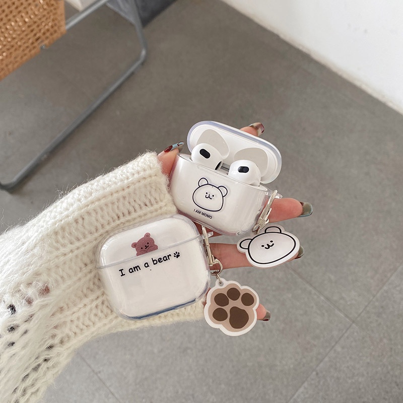 Vỏ Bảo Vệ Hộp Sạc Tai Nghe Airpods 1 / 2 / Pro / 3 Họa Tiết Hoạt Hình Dễ Thương Độc Đáo