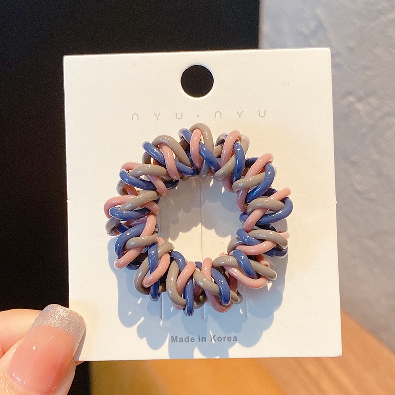 Dây Cột Tóc Co Giãn Phong Cách Hàn Quốc Đơn Giản Thời Trang Cho Nữ