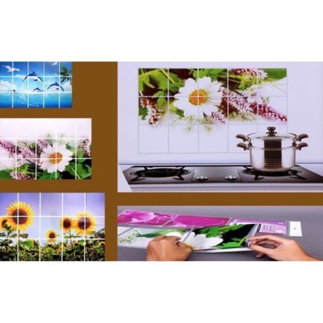 Sỉ giấy dán bếp cách nhiệt 45x70 cm