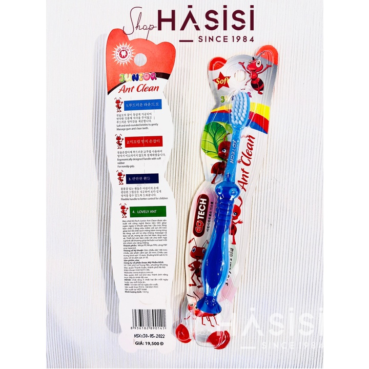 Bàn Chải Em Bé EQ TECH 3-8 Tuổi (Hình Thú)