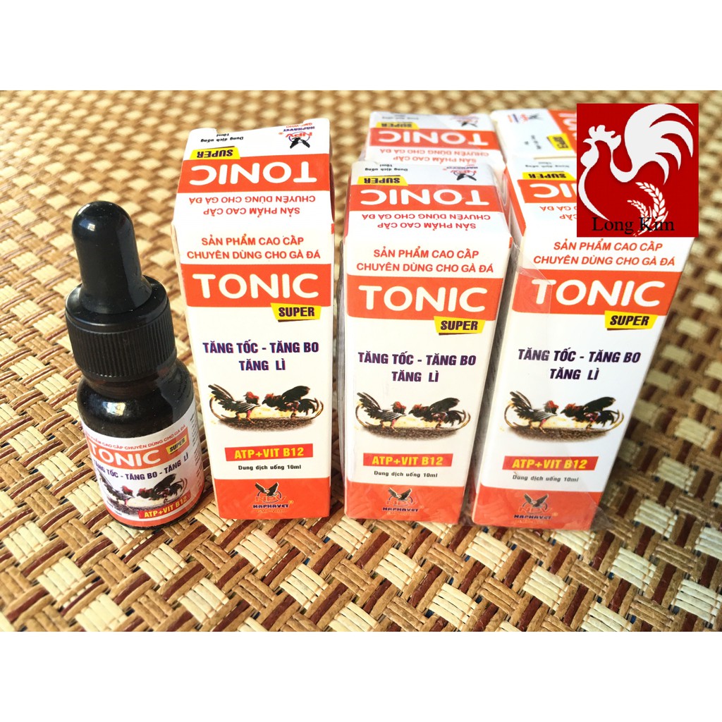 Tăng lực Tonic 10ml Gà đá Tăng tốc, tăng bo, tăng lỳ, Chim căng lửa bền sức