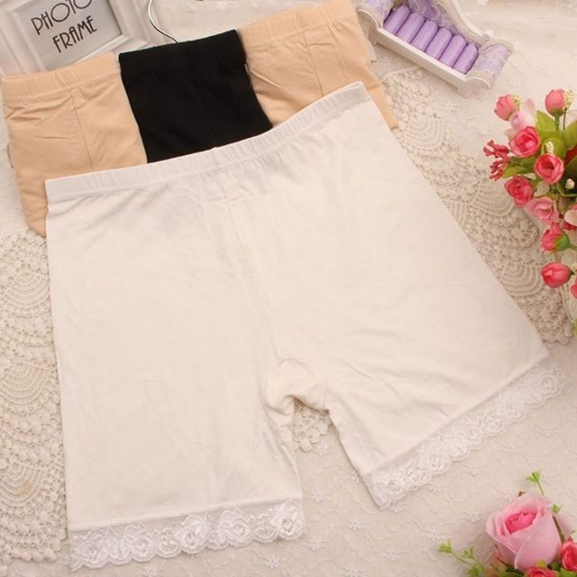 Quần mặc trong váy thun cotton co dãn 4 chiều | BigBuy360 - bigbuy360.vn