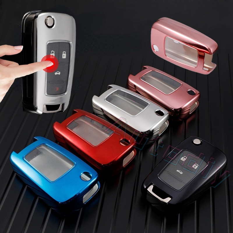 Vỏ Bọc Chìa Khóa Điều Khiển Từ Xa Bằng TPU Mềm Cho Xe Hơi Chevrolet onix prisma Cruze Aveo Trax Opel Vauxhall Mokka Encore Astra Fob Spinblazer spark Opel captiva