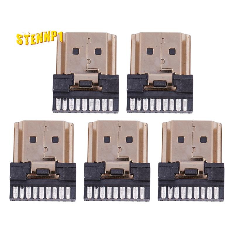 Set 5 Đầu Cắm Hdmi Male 19 Pins Type A Thay Thế