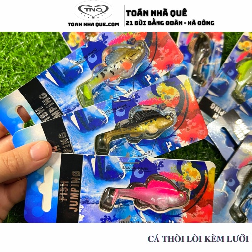 Mồi Câu Lure Giả Cá Thòi Lòi Dark Sleeper Câu Lóc Đen - TNQ LURES TOÁN NHÀ QUÊ
