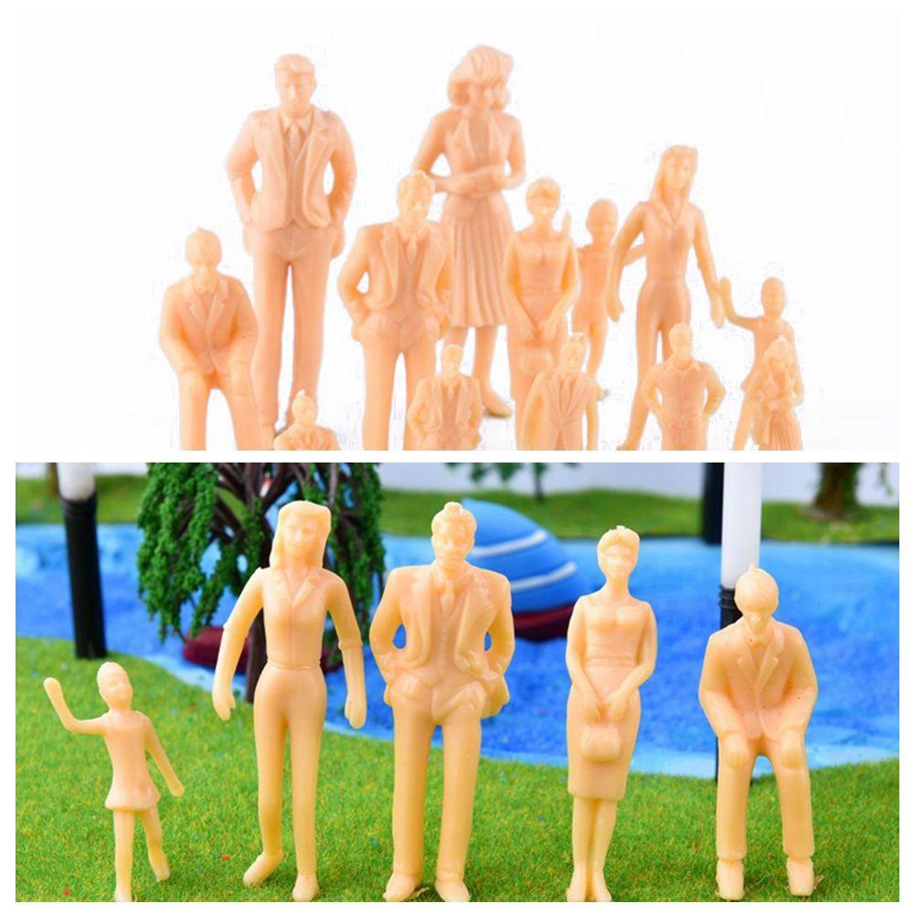 Set 10 / 30 Mô Hình Con Người Dùng Trang Trí Tiểu Cảnh Bãi Biển