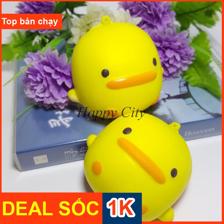 [Deal Sốc 1K] Squishy Vịt vàng / Bánh bao Panda