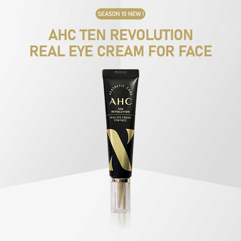 Kem mắt AHC Ten Revolution Real Eye Cream For Face chống lão hóa vùng mắt 12ml và 30ml