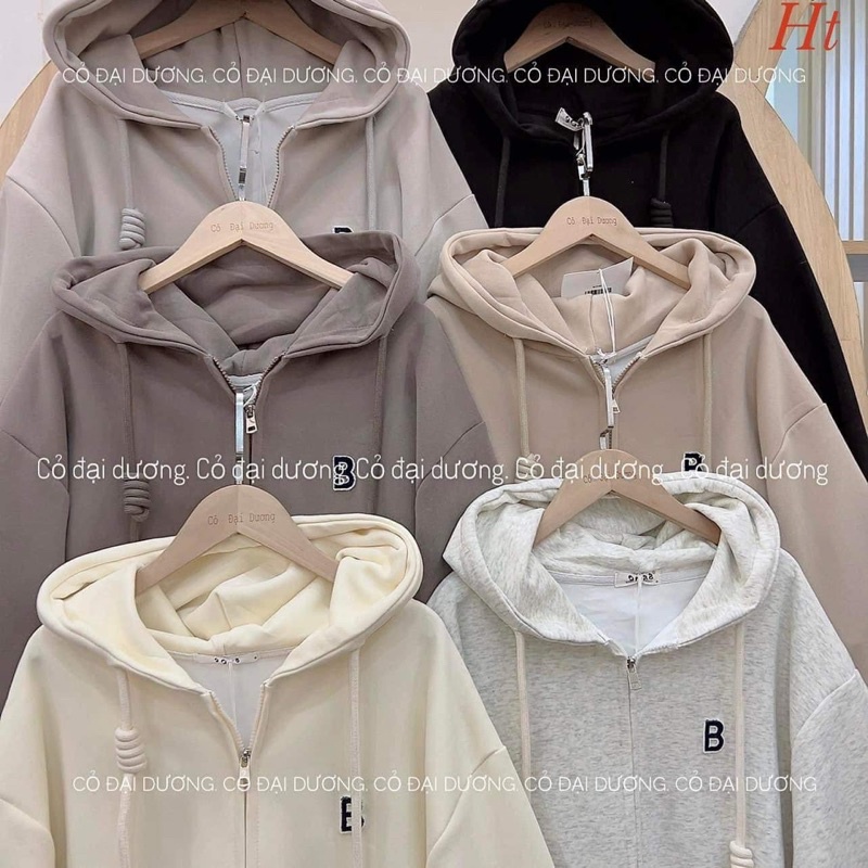 Áo khoác logo chữ B HT12
