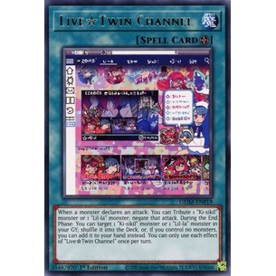 Thẻ bài Yugioh - TCG - Live☆Twin Channel / GEIM-EN019'