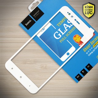 Cường lực Xiaomi Mi 5X hiệu Hoco Full LCD viền màu Trắng