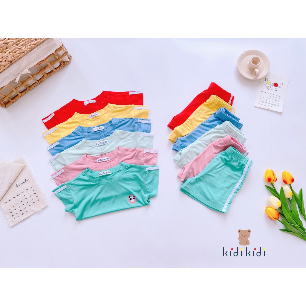 Đồ bộ cho bé thun lạnh cao cấp ❤️ freeship ❤️ bộ ngắn tay kidikidi loại 1 bé trai bé gái