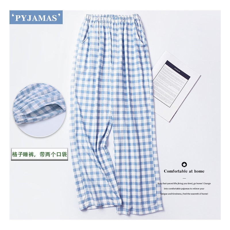 Quần Ngủ Cotton Kẻ Sọc Plus Size