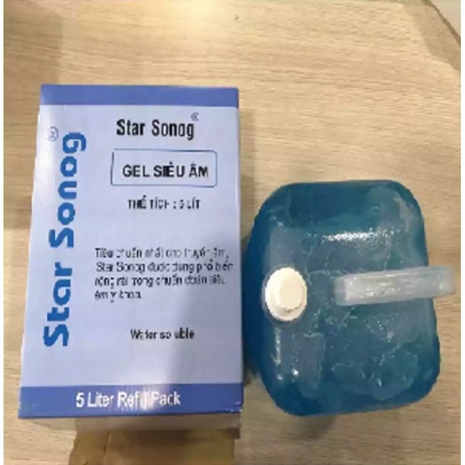 GEL SIÊU ÂM STAR SONOG AN PHÚ, CAN 5 LÍT , KIỆN 4 CAN- Chất lượng cao