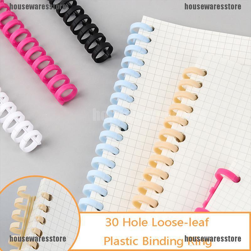 Vòng Lò Xo Nhựa 30 Lỗ Cho A4 A5 A6