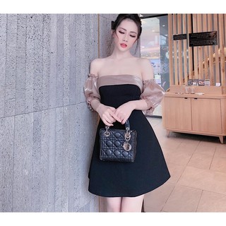 Đầm dự tiệc trễ vai hàng cao cấp