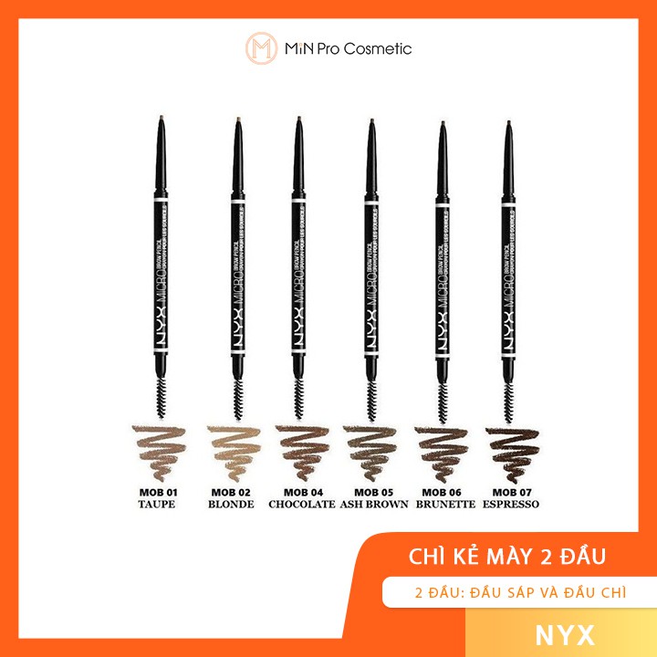 Chì kẻ mày Nyx Micro Brow Pencil