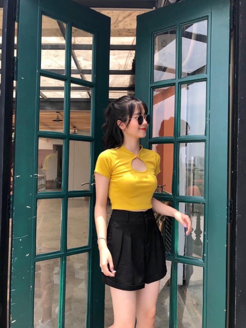 Quần Short Nữ gập gấu siêu hot năng động phù hợp giới trẻ | BigBuy360 - bigbuy360.vn