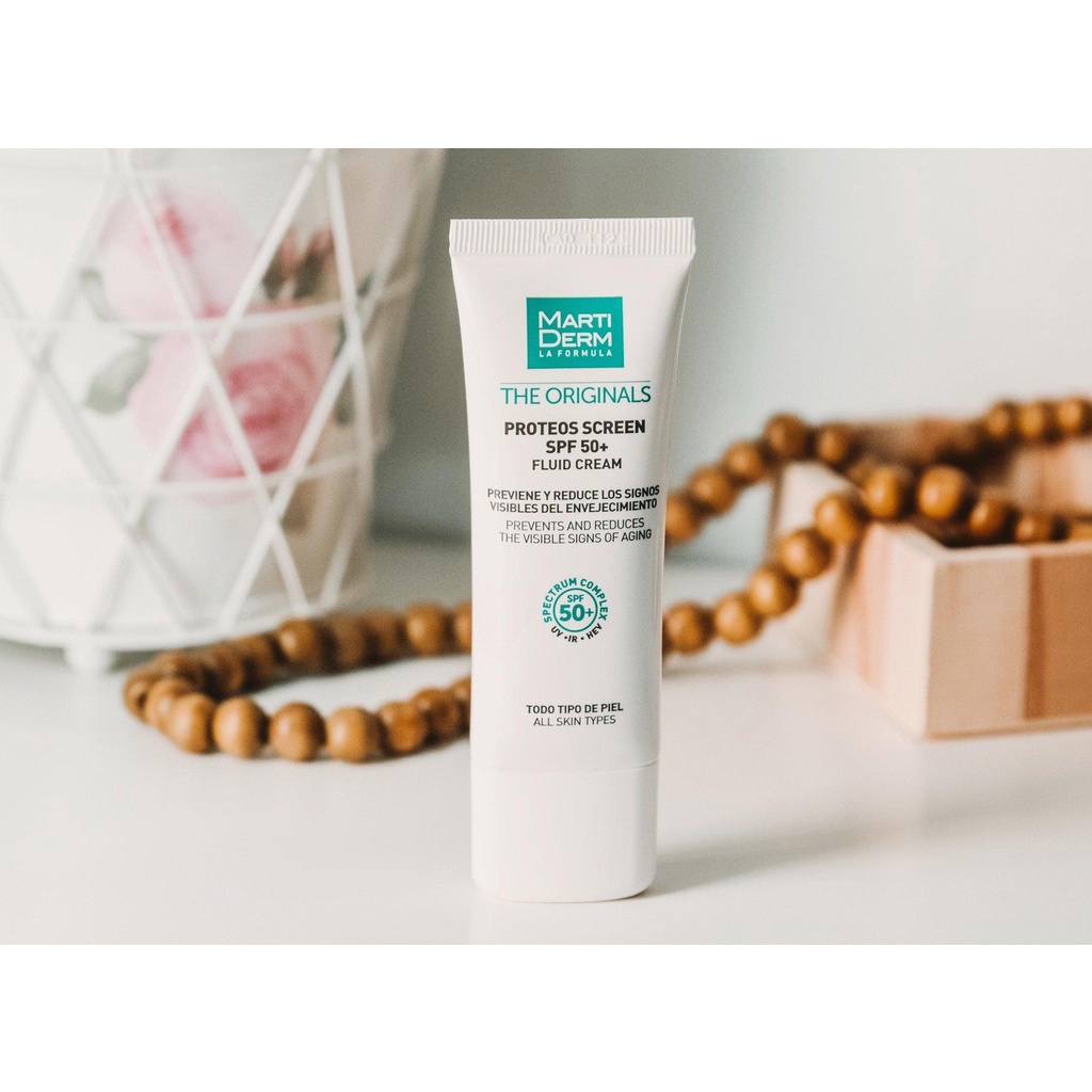 Kem Chống Nắng Matri Phổ Rộng Bảo Vệ Toàn Diện 40ml The Originals Proteos Screen SPF50+ Fluid Cream
