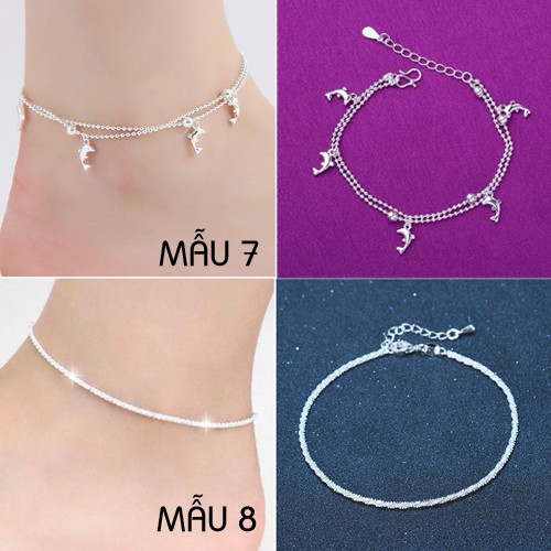 Lắc chân nữ vòng chân bạc nhiều mẫu giá siêu rẻ phong cach hàn quốc cực xinh | BigBuy360 - bigbuy360.vn