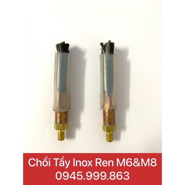 Chổi Tẩy Mối Hàn Inox Ren M6 &amp; M8 - Sẵn Hàng - Giá Tốt