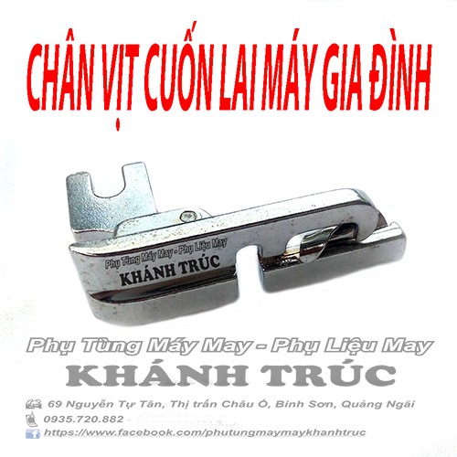 Chân vịt cuốn lai 2.4LY máy may gia đình và máy may mini đa năng