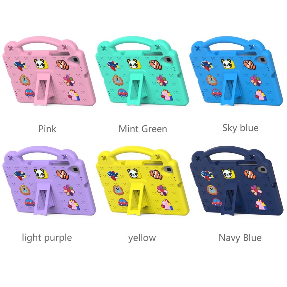 For Lenovo Tab M10 HD 2nd Gen TB-X306X X306F M10 FHD Plus 10.3’’ TB-X606F/X  K10 TB-X6C6 Pattern Kids EVA Shockproof Case With Hand Holder Foldable Bracket Tablet Cover