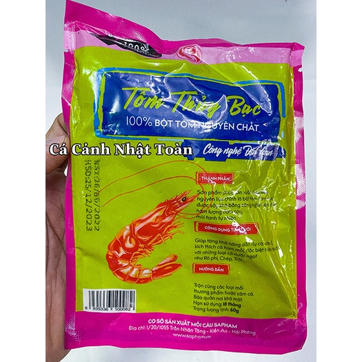 MỒI CÁM CÂU CÁ TÔM THỦY BẠC SAPHAM 60G
