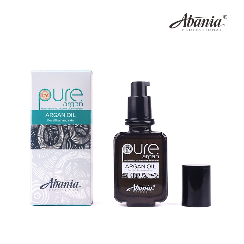 Tinh dầu dưỡng tóc Abania Pure Argan Oil 50ml cho tóc khô sơ siêu mềm mượt