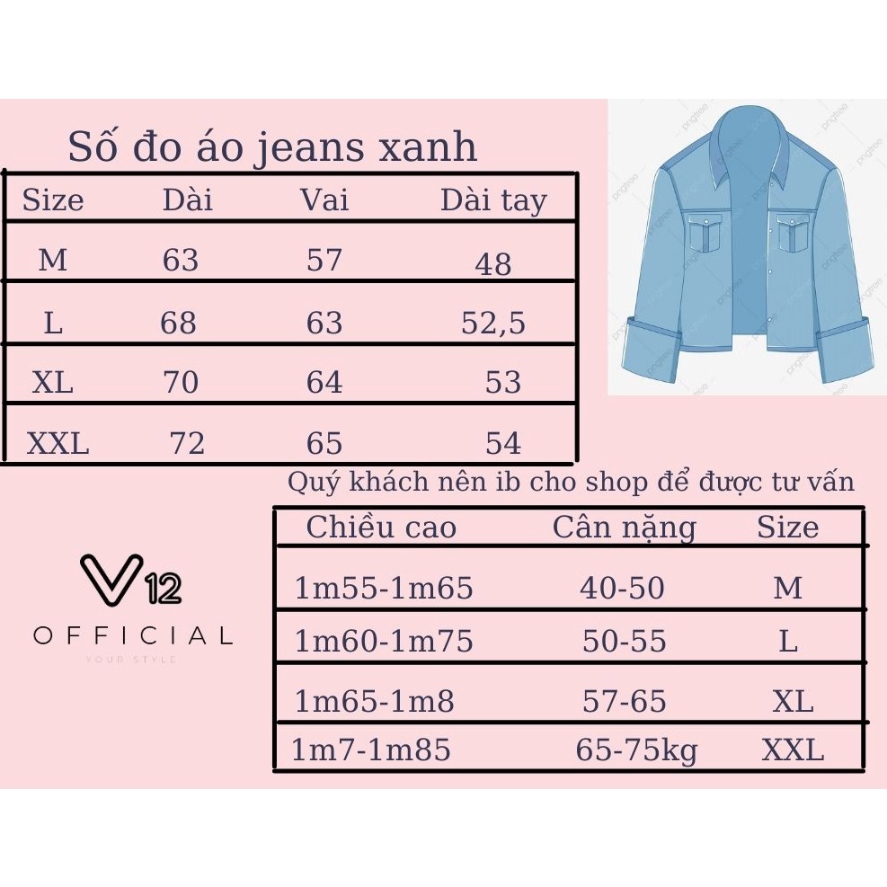 Áo khoác bò nam nữ , áo khoác jeans unisex  vải không phai màu form rộng phong cách Hàn Quốc cho học sinh sinh viên