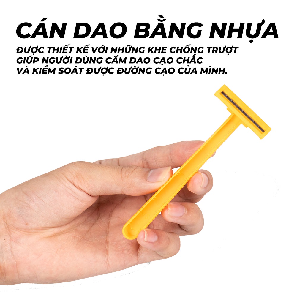 Dạo Cao Râu LiYu Max Cán Nhựa Hai Lưỡi Vĩ 10 Cây