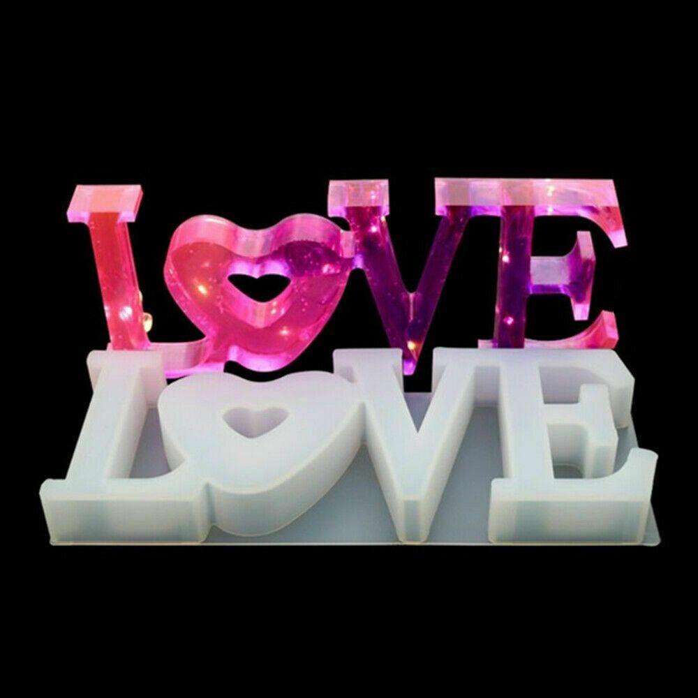 Khuôn Nhựa Làm Chữ LOVE / HOME / FAMILY|Keo Dán Chất Lượng Cao Chuyên Dụng
