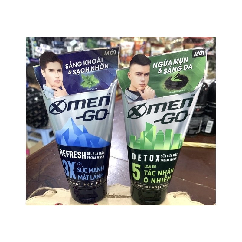 Sữa Rửa Mặt XMen Go Tuýp 100g