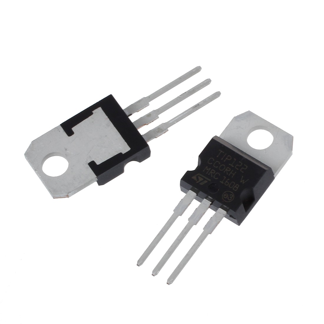 10 Pcs Through Hole NPN Epitaxial Transistor 100V 5A 40W TIP122