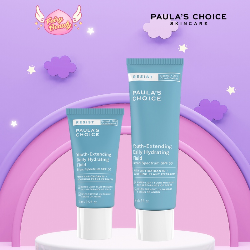Kem Chống Nắng Hóa Học Cho Da Dầu Resist Youth-Extending Daily Mattifying Fluid SPF 50 60ml (Mã 7800)