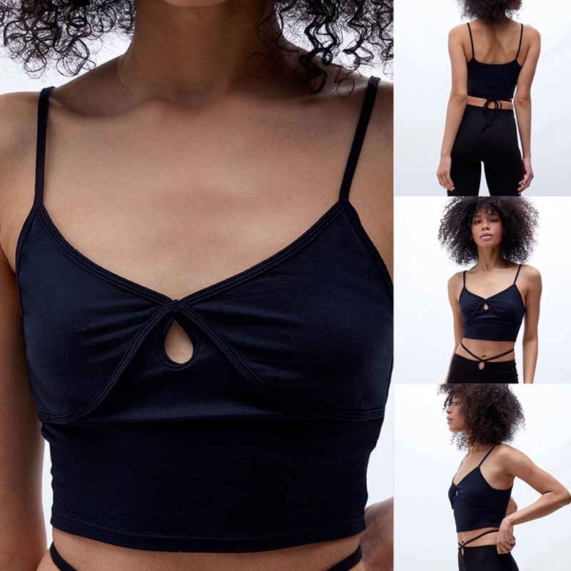 Áo 2 Dây Ngắn Áo Thun Croptop Thun Pacsun Dày Dặn Xịn Đẹp XS S M L XL