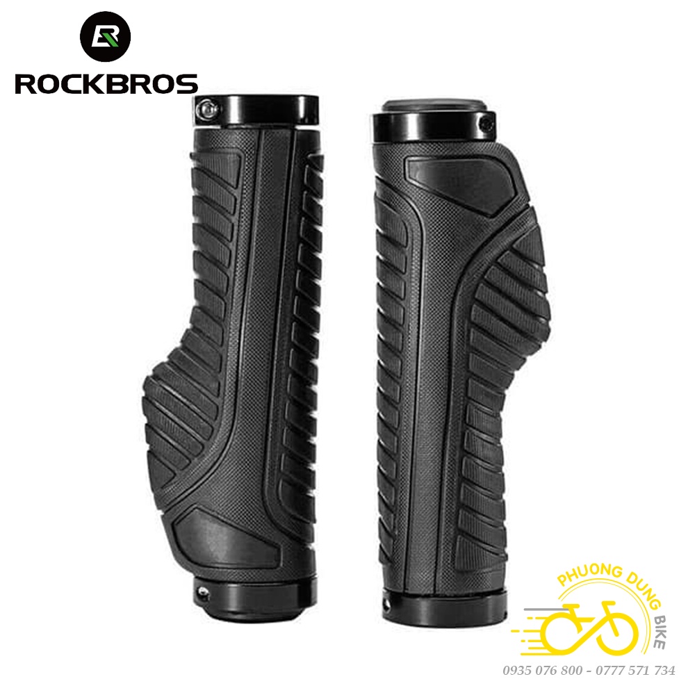 Tay nắm su chống mỏi xe đạp ROCKBROS BT1802