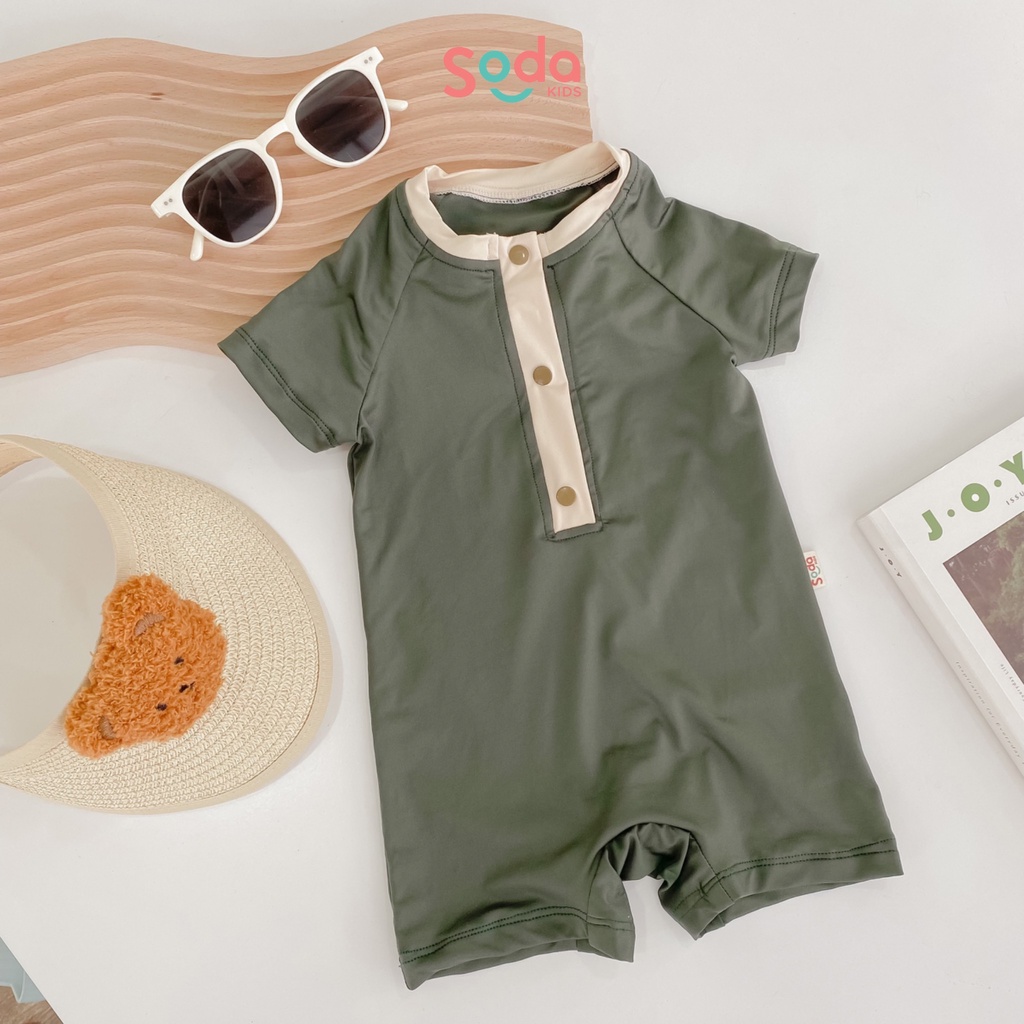 Bộ đồ bơi cho bé SODA KIDS phong cách Hàn Quốc mềm nhẹ co dãn 4 chiều thoải mái