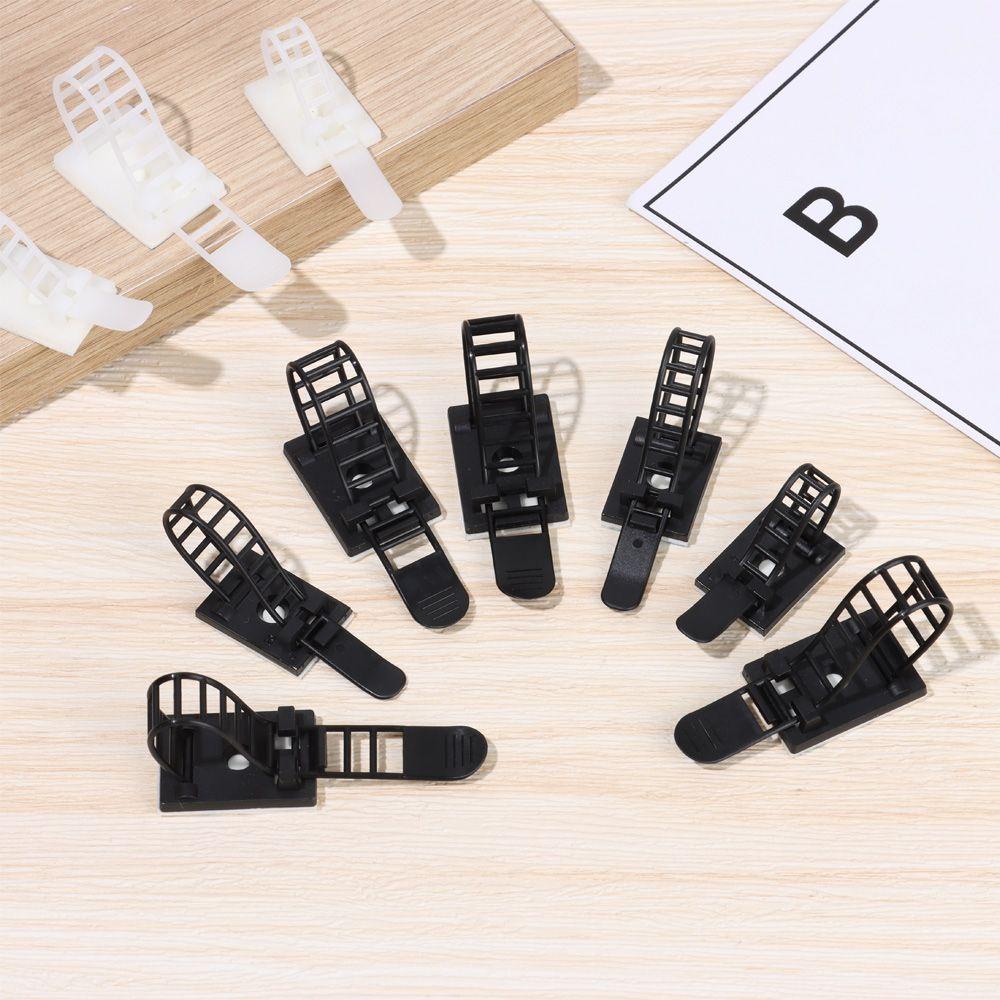 Set 5 / 10 Kẹp Cố Định Dây Điện Tiện Lợi|Kẹp Giữ Dây Cáp Có Thể Điều Chỉnh Tiện Dụng