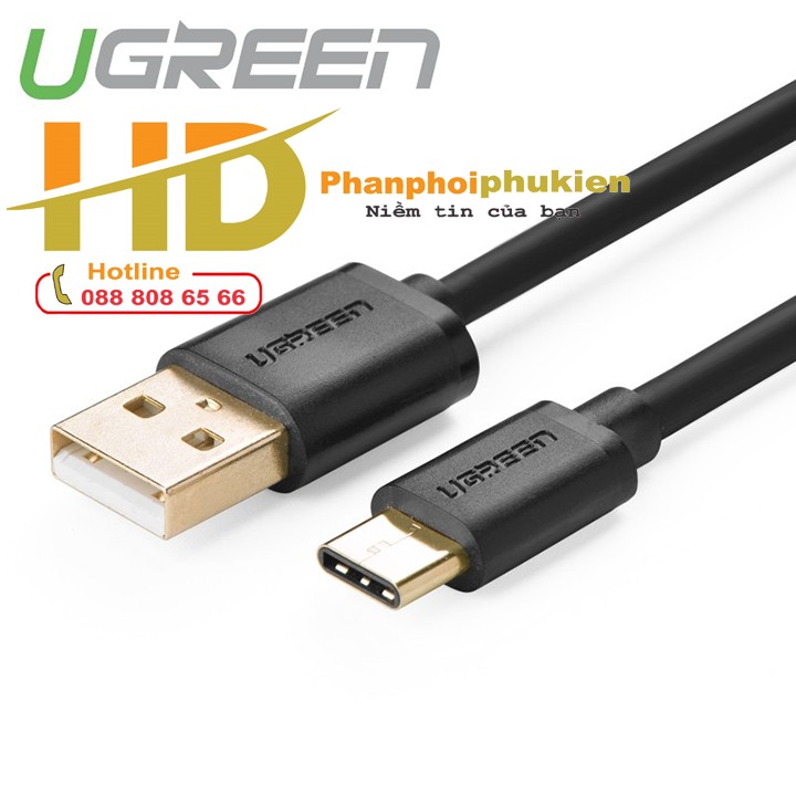 Cáp USB Type C To USB 2.0 Dài 2M Ugreen 30161