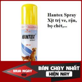[ Bán sỉ ] Xịt Hantox (Diệt ve rận, vi khuẩn ký sinh) - 300ml