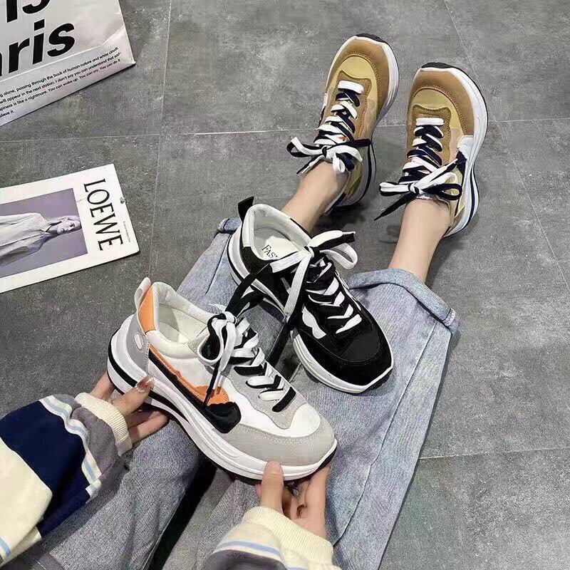 Hot Giày thể thao nữ KK hai dây phong cách thể thao siêu êm chân