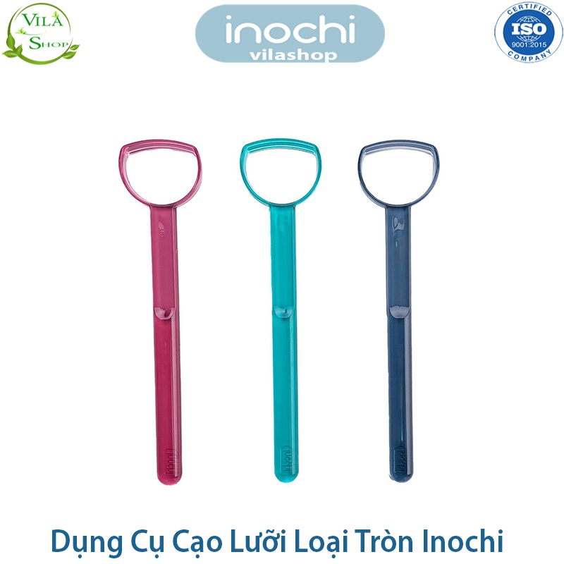 [ 3 Loại ] Dụng Cụ Vệ Sinh Lưỡi, Cạo Lưỡi, Nạo Lưỡi Người Lớn Nhựa Cao Cấp Inochi - Nhựa PETG Hạt Màu An Toàn Tuyệt Đối